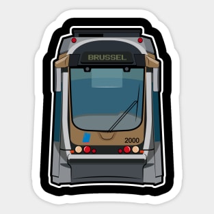 Bombardier T2000 Brussel Sticker